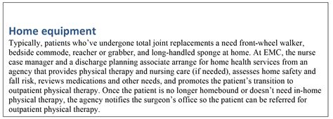 BONES: A postoperative plan of care and education program for .